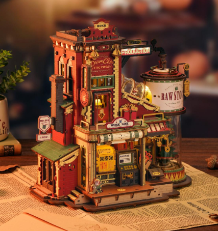 Gift Factory Assembled gift model toys Wooden three-dimensional assembled atmosphere handmade diy trendy play