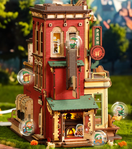 Gift Factory Assembled gift model toys Wooden three-dimensional assembled atmosphere handmade diy trendy play