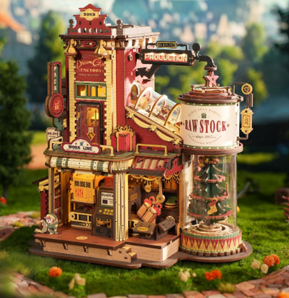Gift Factory Assembled gift model toys Wooden three-dimensional assembled atmosphere handmade diy trendy play